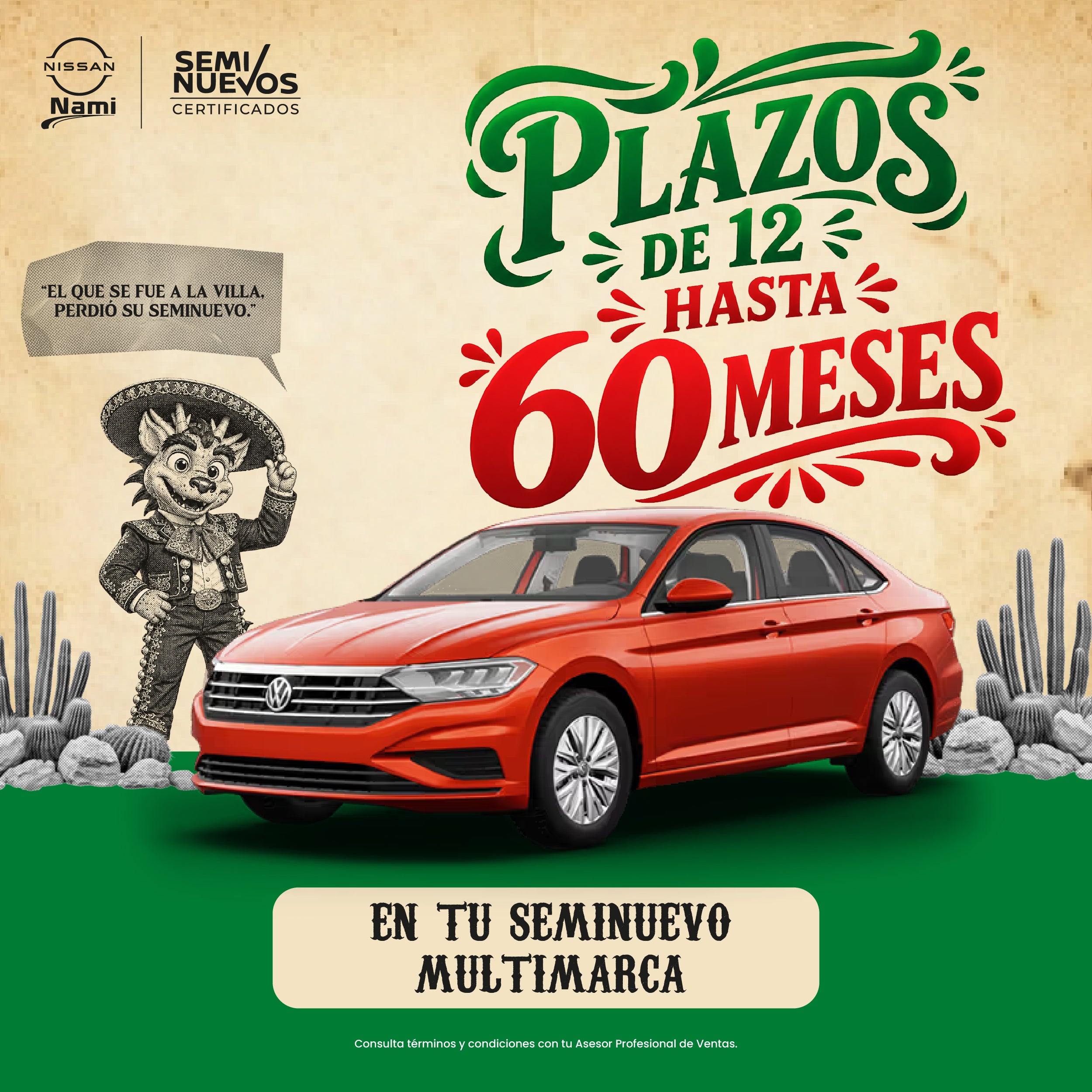 Plazos cortos para comprar tu seminuevo.